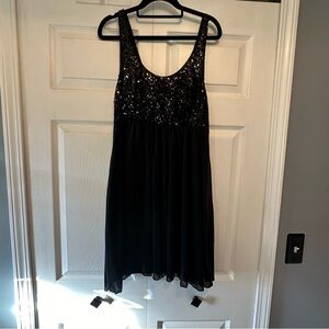 Apt 9 Jersey Dress with Sequined Top